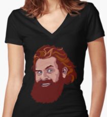 Thirsty Tormund Women's Fitted V-Neck T-Shirt
