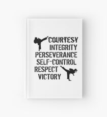 Taekwondo - TKD Tenets, Martial Arts, Kickers Hardcover Journal
