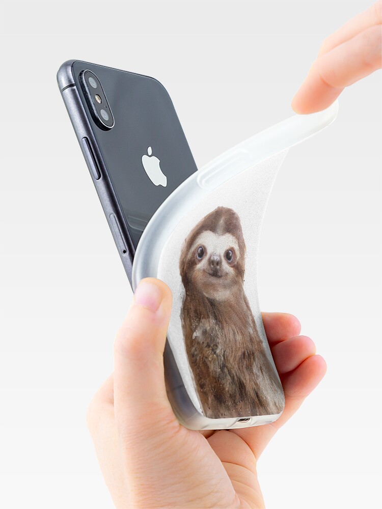 Alternate view of Little Sloth iPhone Case & Cover