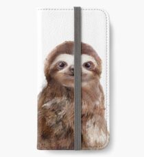 Faultier iPhone Flip-Case/Hülle/Klebefolie