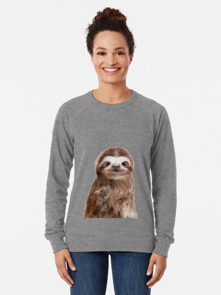 Alternate view of Little Sloth Lightweight Sweatshirt