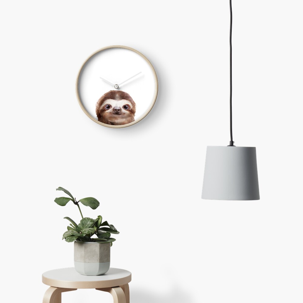 Little Sloth Clock