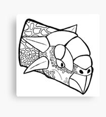 Ankylosaurus Canvas Print