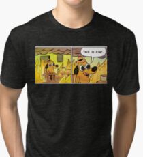 Camiseta de tejido mixto Esto esta bien