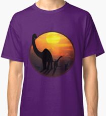 Sauropod Dinosaurs at Sunset Classic T-Shirt