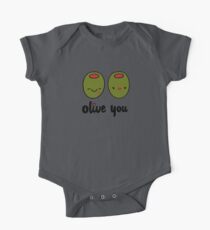 Olive Sie Baby Body Kurzarm