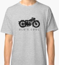 Old's Cool - Vintage Motorcycle Silhouette (Black) Classic T-Shirt