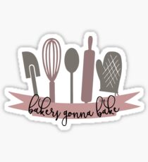 Bäcker werden backen Sticker