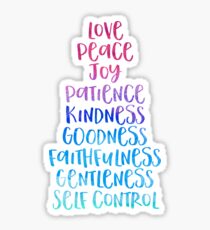 galatians 5:22, fruits of the spirit Sticker