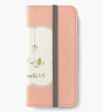 Trust in the Lord - Proverbs 3:5 - Pink iPhone Wallet/Case/Skin
