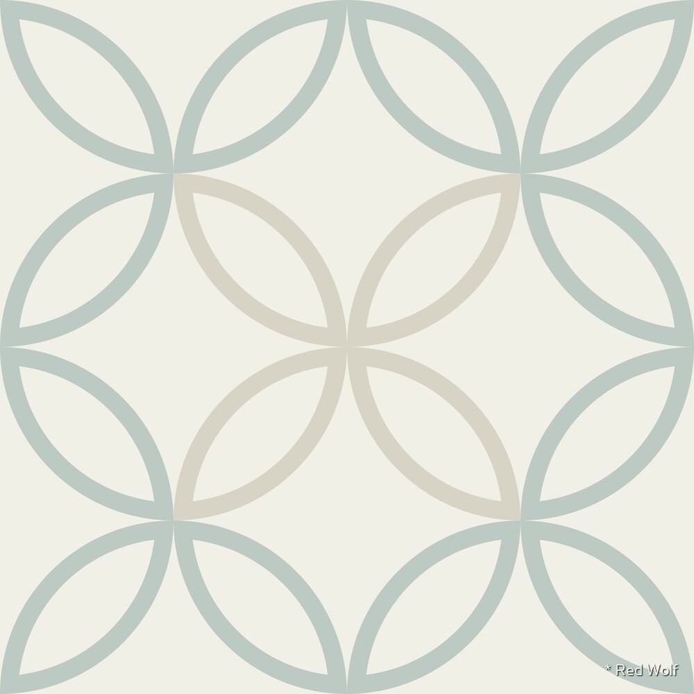 Geometric Pattern: Circle Nested Outline: Savon by * Red Wolf