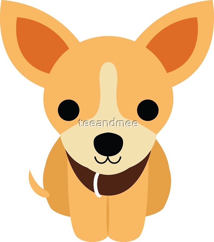 Pegatinas «Chihuahua Emoji Happy Smiling Face» de teeandmee Redbubble