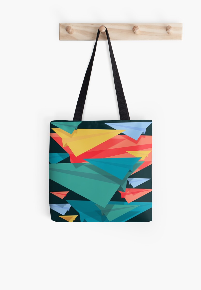 "Paper Airplane 49" Tote Bag by YoPedro Redbubble