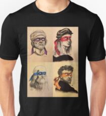 TMNT as Real Masters Unisex T-Shirt