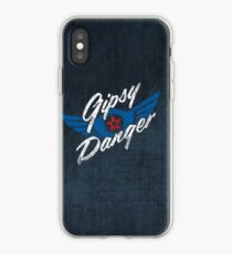 Gipsy Danger - white text iPhone Case