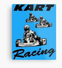 Kart Racing Metal Print