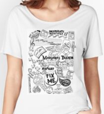 Camiseta ancha para mujer Fosa de las Marianas