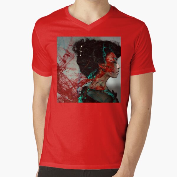 Fifi Rong Artwork by Paris Seawell V-Neck T-Shirt