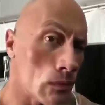 The rock eyebrow raise face Christmas meme - The Rock Eyebrow