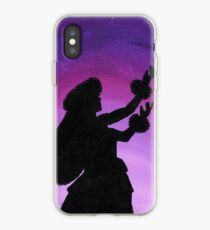 Hula Girl Silhouette iPhone Case