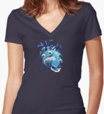 Beneath the Waves Women's Fitted V-Neck T-Shirt