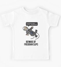 Beware of Freudian Slips Kids Tee