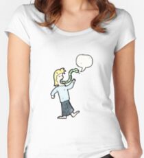 cartoon Women's Fitted Scoop T-Shirt