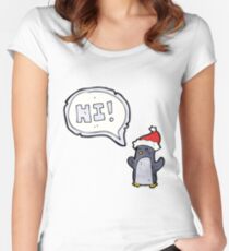 cartoon Women's Fitted Scoop T-Shirt
