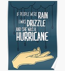 She Was A Hurricane Poster