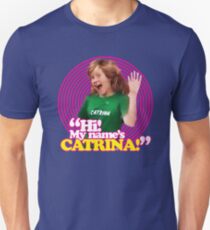 Hi! My name's Catrina - Pink Windmill Kids Unisex T-Shirt