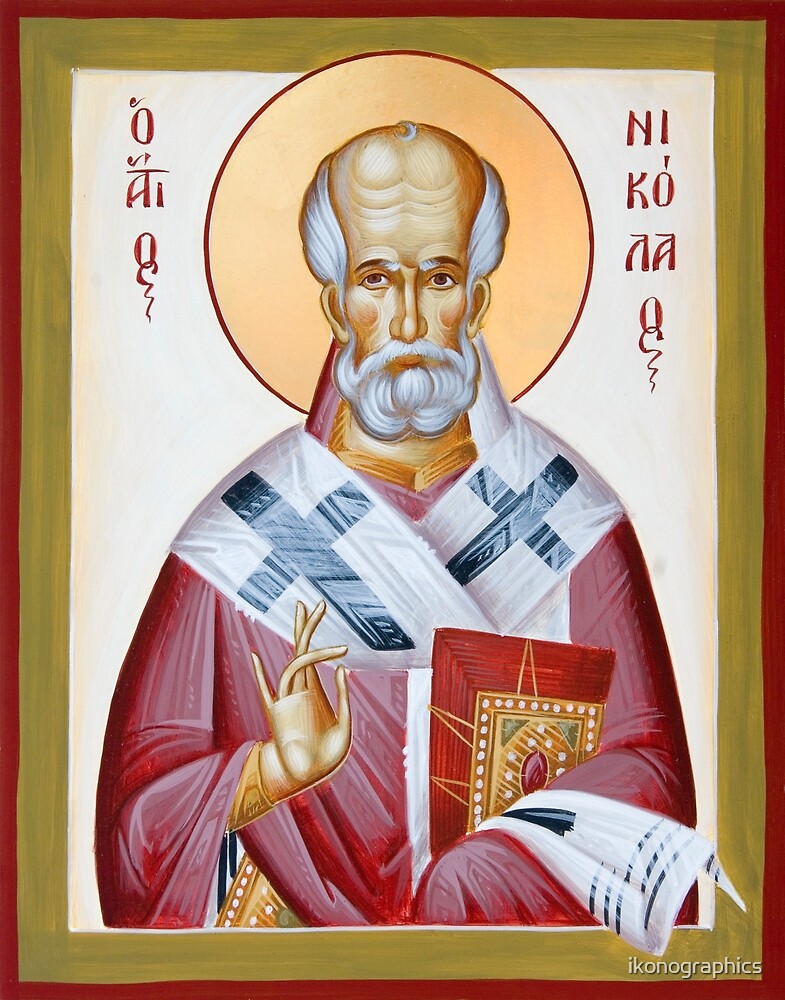 St Nicholas of Myra III by ikonographics