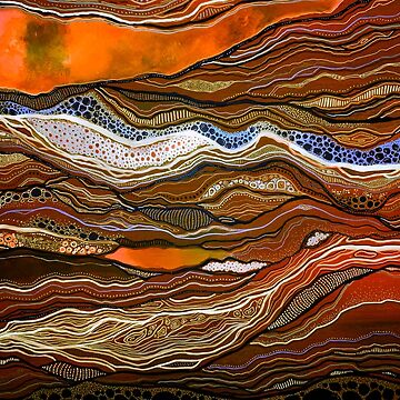 Authentic Aboriginal Art - Discovering Your Dreams Leggings