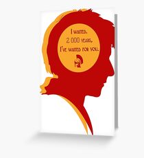 Rory silhouette Greeting Card