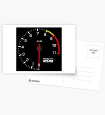 NISSAN N カ イ ン ン (NISSAN Skyline) R33 NISMO rev counter Postcards
