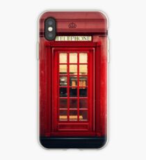 Vinilo o funda para iPhone Cabina telefónica mágica
