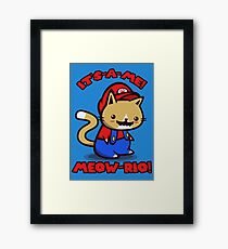 Lámina enmarcada ¡Lo mismo! Miau-rio! (Texto ver.)