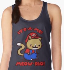 Camiseta de tirantes para mujer ¡Lo mismo! Miau-rio! (Texto ver.)
