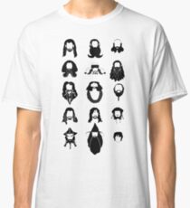 The Bearded Company Black and White Classic T-Shirt