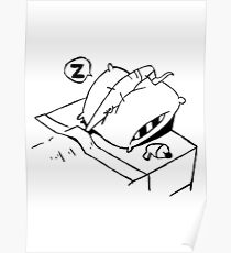 Earthworm Jim Takes a Nap Poster