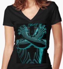 Shin Megami Tensei DemiFiend Women's Fitted V-Neck T-Shirt
