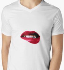 Lips (Single) Men's V-Neck T-Shirt