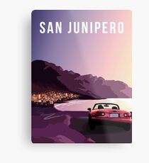 San Junipero Metal Print