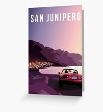 San Junipero Greeting Card