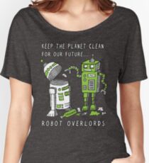 Robot Earth Women's Relaxed Fit T-Shirt