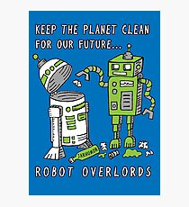 Robot Earth Photographic Print