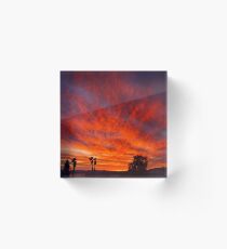 March Sunset Acrylic Block