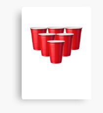 Beer Pong Canvas Print