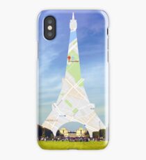 Maps eiffel iPhone Case