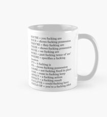 Angry Grammar Mug