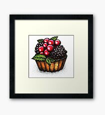 sweet, dessert, cake, fruit Framed Print